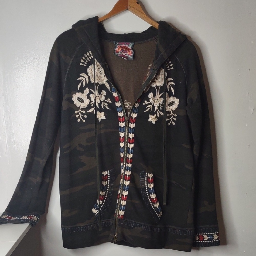 Johnny Was Medium Embroidered Floral Women's Jacket‎ PRM